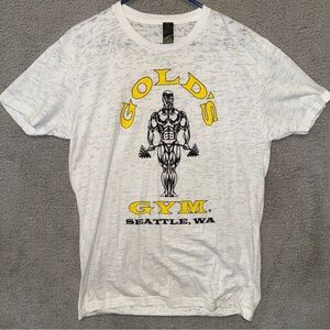 Vintage Mens Gold's Gym Seattle Washington Tee Shirt XL Extra Large